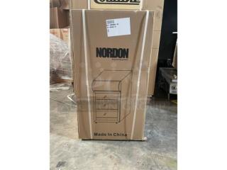 New In The Box! Nordon Commercial Countertop Single Glass Door Mini Cooler/ Merchandiser! With Customizable Lamp Box! With Poly Coated Racks! 110/120V! Model: SC80B!