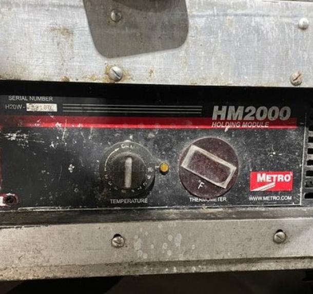 Metro Flavor Hold Series Commercial Insulated 2 Door Hot Food Warmer/Proofing Cabinet! With Built In Pan Rack! Model: HM2000 SN: H20W-29180! 120V! On Casters! - Image 8 of 10