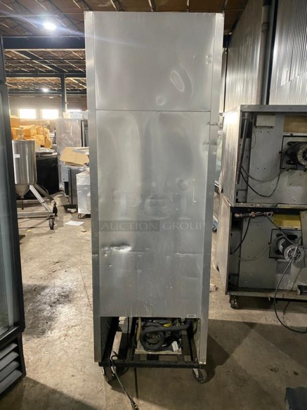 True Commercial Stainless Steel Single Solid Door Reach In Freezer! With Poly Coated Wire Racks! Model: T-23F SN: 5175087! 115V 1 Phase! On Casters! - Image 3 of 9