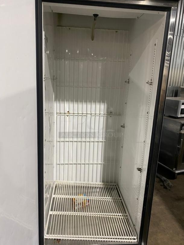 True Commercial Stainless Steel Single Solid Door Reach In Freezer! With Poly Coated Wire Racks! Model: T-23F SN: 5175087! 115V 1 Phase! On Casters! - Image 6 of 9