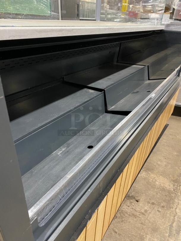 Structural Concepts Starbucks Style Refrigerated Open Grab-N-Go Display Case! With Enclosed Top Glass Merchandiser Showcase! On Legs! 220V 1 Phase! Model: SBZ6652DR! - Image 6 of 8