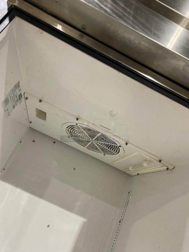 True Commercial Single Door Reach In Refrigerator! All Stainless Steel! With Poly Coated Racks! On Casters! 115V 1 Phase! Model: TG1R-1S SN: 4984618! - Image 6 of 9