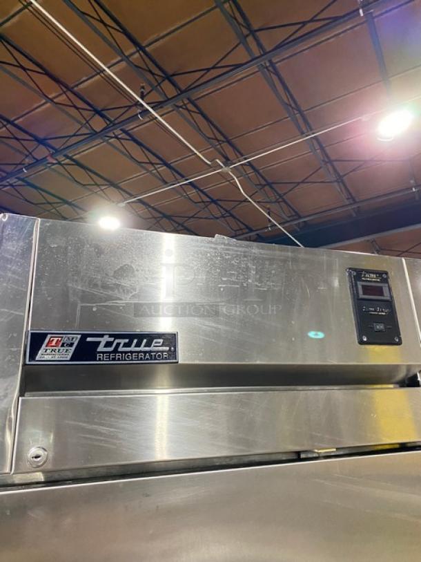 True Commercial Single Door Reach In Refrigerator! All Stainless Steel! With Poly Coated Racks! On Casters! 115V 1 Phase! Model: TG1R-1S SN: 4984618! - Image 8 of 9