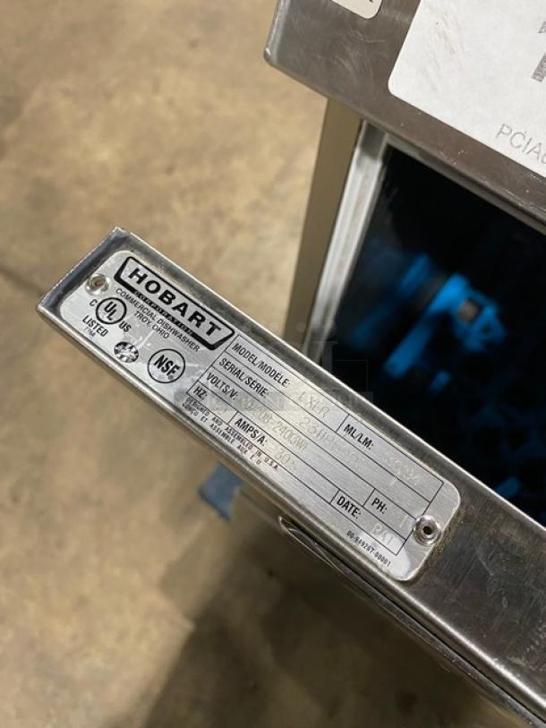 Hobart New Body Style Advansys Series Commercial Stainless Steel Undercounter Dish Washer! With Full Size Peg Rack! 120/208/240V 1 Phase! Model: LXER SN: 231185996! - Image 8 of 8