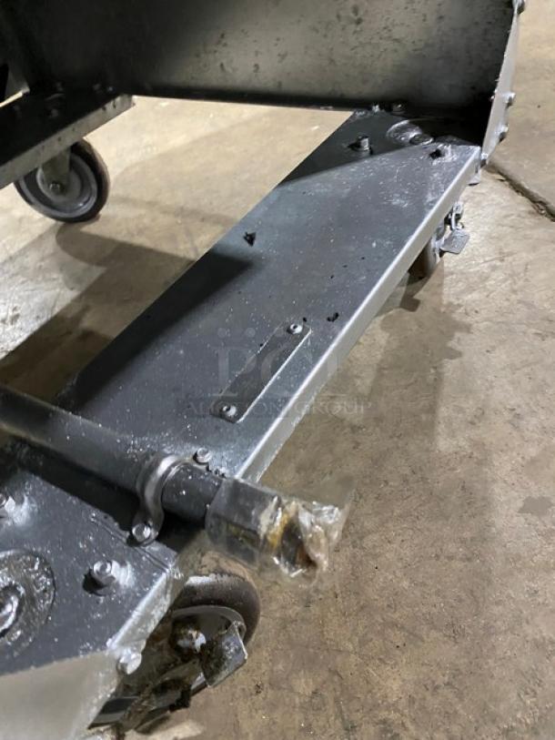 Vulcan Commercial Stainless Steel Natural Gas Powered Floor Style Deep Fat Fryer! With 3 New Frying Baskets! Model: LG500 SN: DV-106! On Casters! - Image 9 of 9