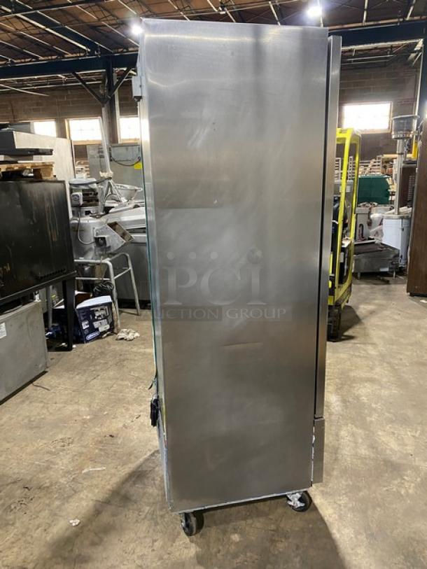 Asber Commercial Stainless Steel Solid Single Door Reach In Freezer! With Poly Coated Racks! On Casters! 115V 1 Phase! Model: ARF 17 F HC SN: 8102386351! - Image 3 of 9