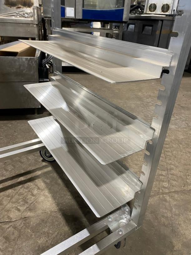 Channel Commercial Adjustable Aluminum Universal Pan Transport Rack! With 3 1/4" Wide Pan Slides! On Casters! Model: AUR-12! - Image 6 of 6