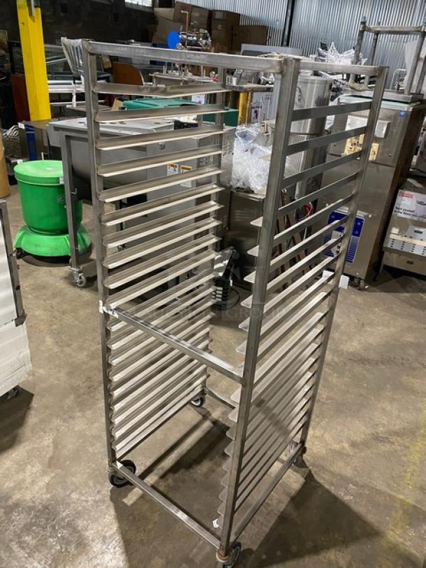 Channel Manufacturing Commercial Stainless Steel 38 Pan Side Load Steamtable Pan Rack! Model: SSPR-3S! On Casters! - Image 2 of 4