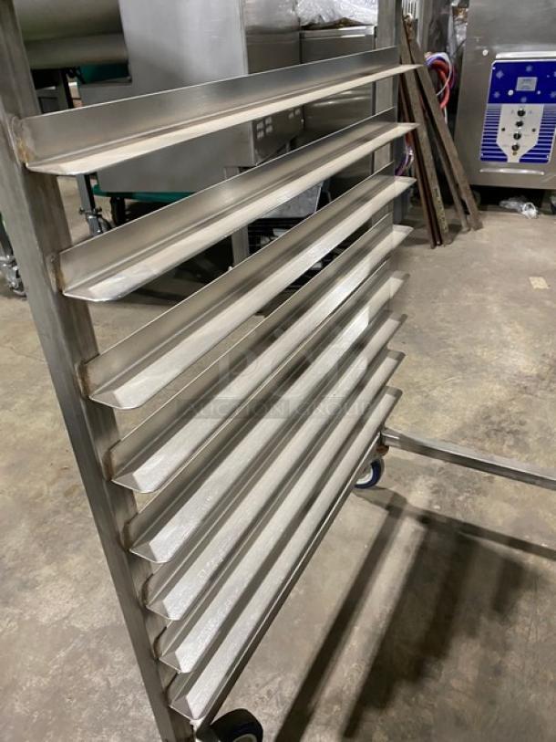Channel Manufacturing Commercial Stainless Steel 38 Pan Side Load Steamtable Pan Rack! Model: SSPR-3S! On Casters! - Image 3 of 4