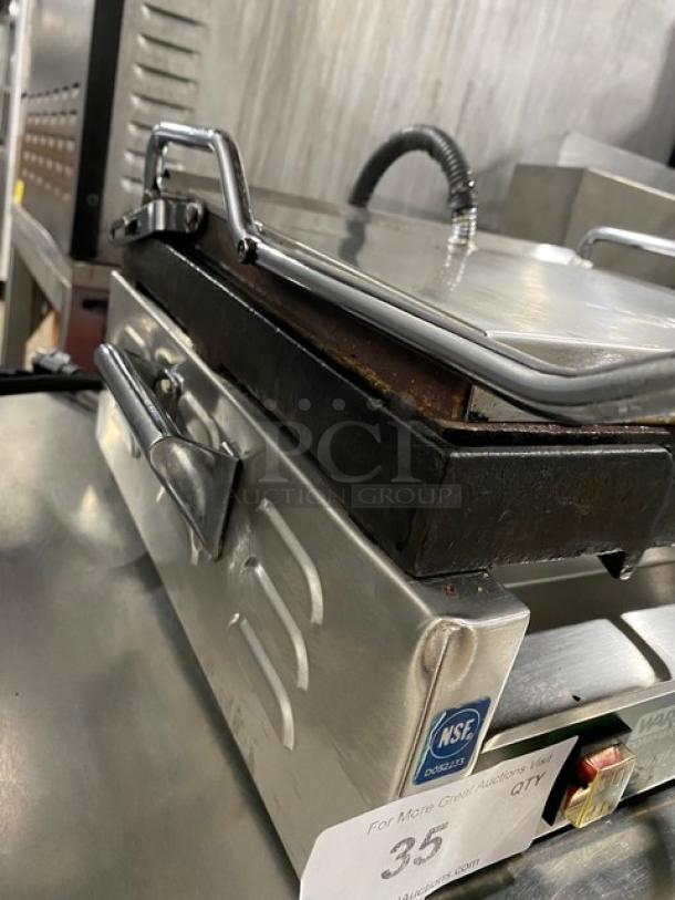 Waring Commercial Electric Powered Stainless Steel Countertop Panini Sandwich Press Grill! 120V! Model: WPG250! - Image 2 of 8