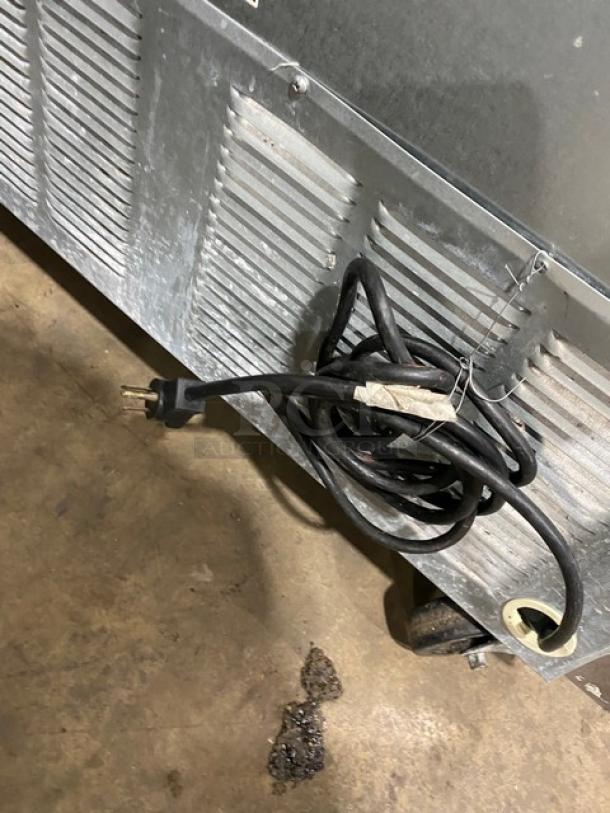 Beverage-Air Commercial Stainless Steel Solid Double Door Undercounter Lowboy Cooler Refrigerator! With Poly Coated Racks! Model: UCR34! 115V 1 Phase! On Casters! - Image 6 of 7