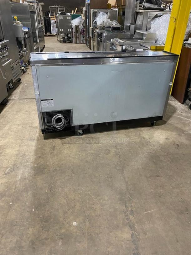 Turbo Air Commercial Under The Counter Beer Bottle Cooler! With Double Top Sliding Doors! All Stainless Steel! On Casters! 110/120V 1Phase! Model: TBC65SD SN: BC65905009! - Image 4 of 8