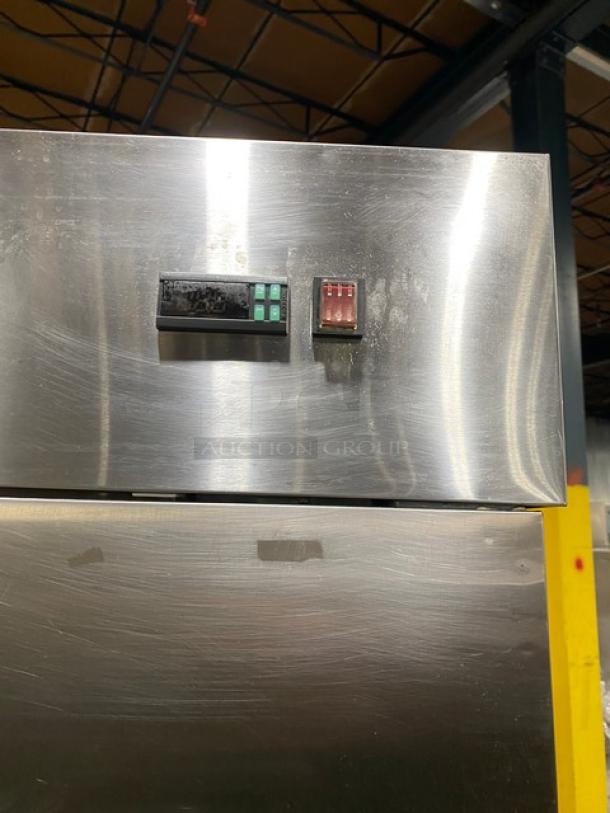 Sir Lawrence Commercial 2 Door Reach In Freezer! All Stainless Steel! With Poly Coated Racks! On Casters! 115V! Model: SLFRZ2D SN: 6827171422030216! - Image 8 of 9