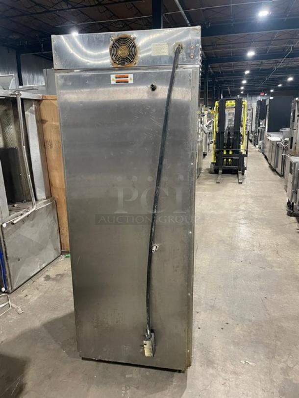 SWEET! Nu-Vu Commercial Electric Powered Full Height Slo'Cook-N-Hold Oven! All Stainless Steel! With Chrome Oven Racks! With Removable Safe-Drip Tray! On Casters! 208V 1Phase! Model: SC-14 SN: 706150010916! Working When Removed! - Image 3 of 9