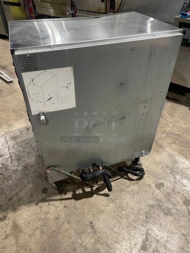 Manitowoc Commercial Stainless Steel Undercounter Ice Making Machine! With Reach In Ice Storage Bin! Model: Q270!  On Legs! - Image 3 of 8