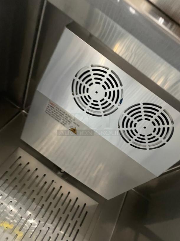 U-Star Commercial Single Door Reach In Freezer! All Stainless Steel! With Poly Coated Racks! On Casters! 115V! Model: USFZ-1D SN: 6396170218110112! - Image 6 of 9