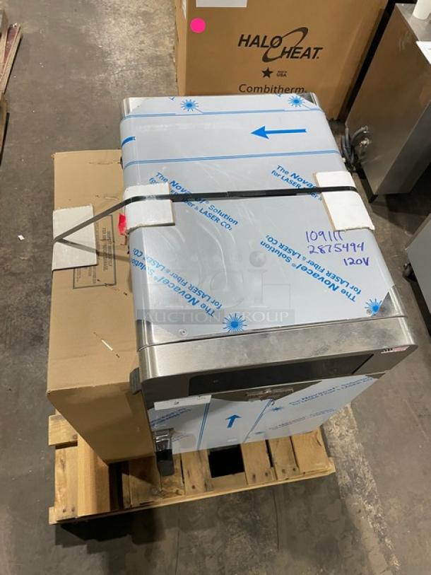 New! Scratch-N-Dent! 2021! Alto-Shaam Halo Heat Series Commercial Stainless Steel Electric Powered Smoker/Roaster/Cook-N-Hold Oven! With Deluxe Controls! On Casters! 120V 1 Phase! Model: 500-TH DX SN: 2875494-000! - Image 11 of 11