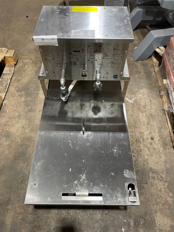 New! Scratch-N-Dent! Pitco Commercial Stainless Steel Portable 75LB Fryer Oil Filter-Suction Machine! On Casters! 115V 1 Phase! Model: P18 SN: F24CA004303! With New In Box Heavy-Duty 17.5x28 Fryer Filter Sheets! All One Money! - Image 7 of 15