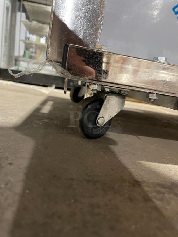 New! Scratch-N-Dent! Pitco Commercial Stainless Steel Portable 75LB Fryer Oil Filter-Suction Machine! On Casters! 115V 1 Phase! Model: P18 SN: F24CA004303! With New In Box Heavy-Duty 17.5x28 Fryer Filter Sheets! All One Money! - Image 15 of 15