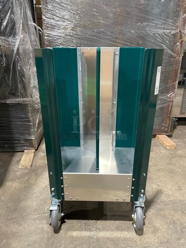 New In The Box! Scratch-N-Dent! Cres Cor Commercial Stainless Steel Adjustable Dish Dolly For 6 7/8" - 8 1/4" Plates! On Casters! Model: 501-7-240 SN: JCD-J000676257-001! - Image 3 of 9
