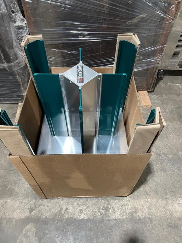 New In The Box! Scratch-N-Dent! Cres Cor Commercial Stainless Steel Adjustable Dish Dolly For 9 7/8" - 11" Plates! On Casters! Model: 501-10-240 SN: DCE-J000691829-002! - Image 3 of 9