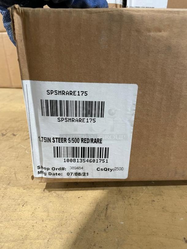 New In The Box! WNA Red 1.75 Inch "Rare" Steer Steak Markers! Model: SPSMRARE175! 9X Your Bid! - Image 5 of 5