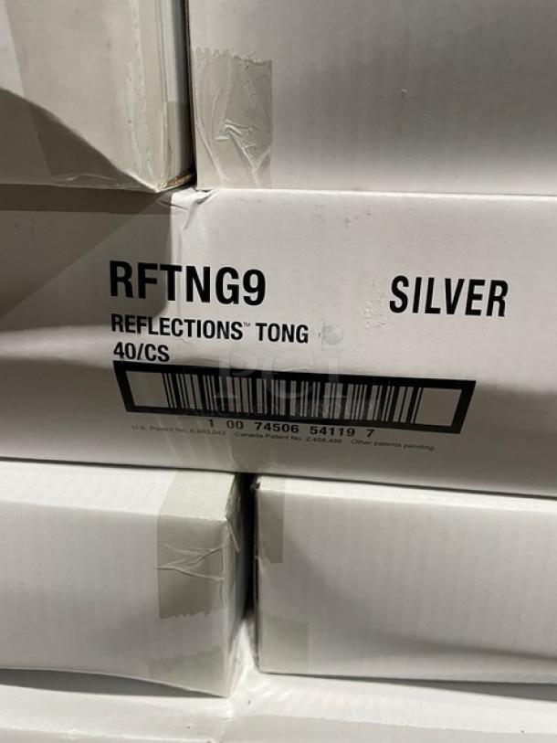New In The Box! Reflections Commercial Heavyweight Plastic 9 Inch Serving Tongs! Model: RFTNG9! 55X Your Bid! - Image 8 of 9