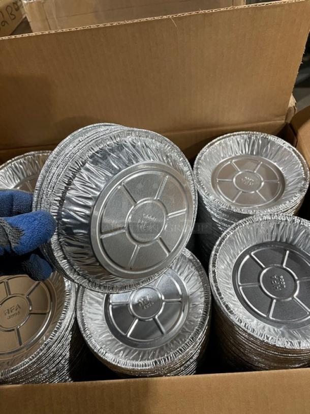 All New In The Box! Mixed Pallet! HFA Commercial Aluminum 6 Inch Pie Pans! With Green Wave International Heavy Weight, 100% Compostable CPLA Cutlery Knifes! With Hoffmaster 2 Ply 15"x17" Dinner Napkins! 75X Your Bid! - Image 7 of 14