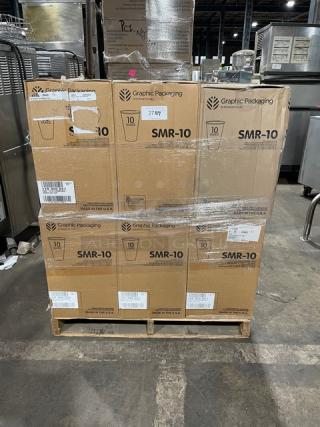 New In The Box! Graphic Packaging 10 Oz. Paper Hot Cups! Model: SMR-10! 19X Your Bid!