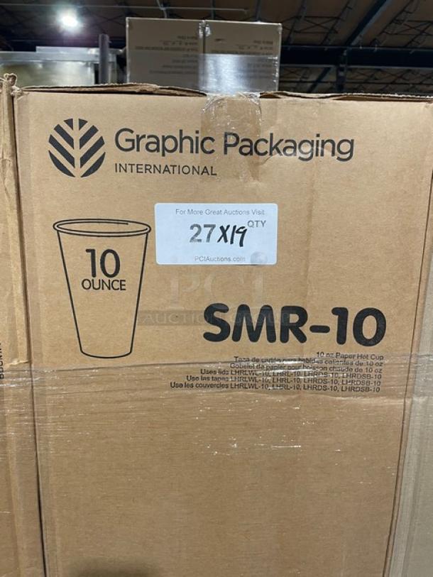 New In The Box! Graphic Packaging 10 Oz. Paper Hot Cups! Model: SMR-10! 19X Your Bid! - Image 5 of 8