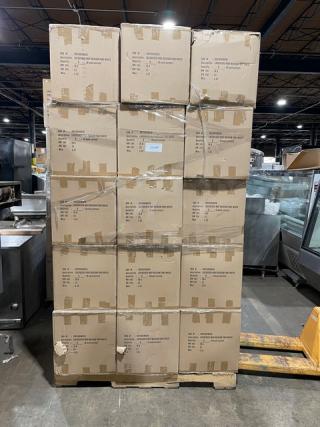 New In The Box! Lancaster Commercial Products Wescon Series White Lacquered MDF Medium Size Serving Trays! Model: 0911001WHT6! 30X Your Bid!