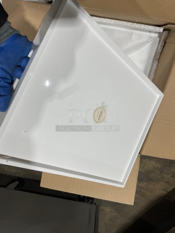 New In The Box! Lancaster Commercial Products Wescon Series White Lacquered MDF Medium Size Serving Trays! Model: 0911001WHT6! 30X Your Bid! - Image 9 of 12