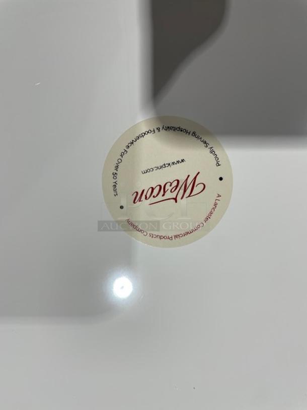 New In The Box! Lancaster Commercial Products Wescon Series White Lacquered MDF Medium Size Serving Trays! Model: 0911001WHT6! 30X Your Bid! - Image 10 of 12