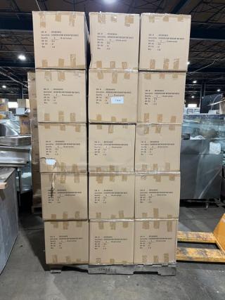New In The Box! Lancaster Commercial Products Wescon Series White Lacquered MDF Medium Size Serving Trays! Model: 0911001WHT6! 30X Your Bid!