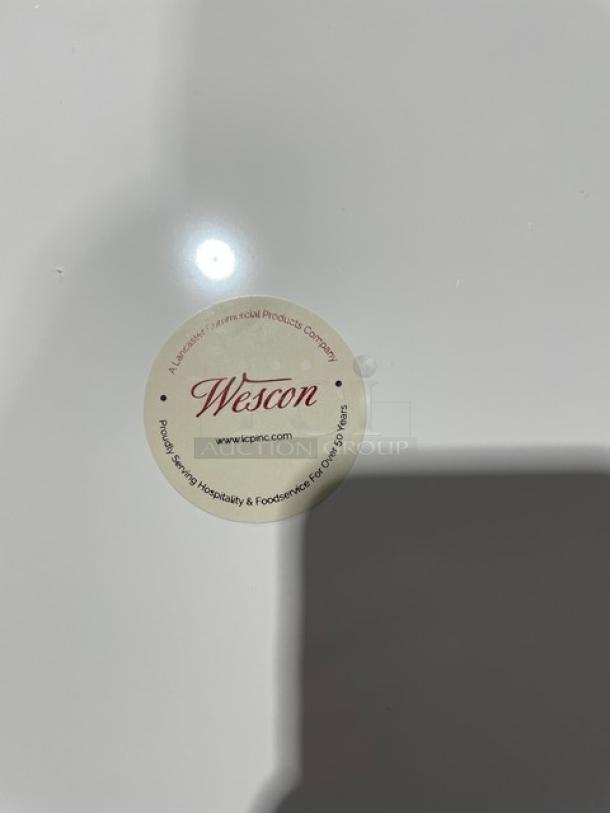 New In The Box! Lancaster Commercial Products Wescon Series White Lacquered MDF Medium Size Serving Trays! Model: 0911001WHT6! 30X Your Bid! - Image 10 of 12