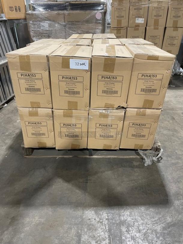 New In The Box! Tuxton Naples 45 Ristorante E Pizzeria Series Eggshell High Quality Oval Dinnerware Platters! 22X Your Bid! - Image 1 of 14