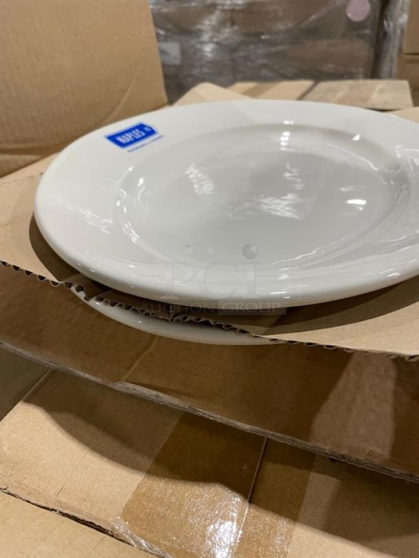 New In The Box! Tuxton Naples 45 Ristorante E Pizzeria Series Eggshell High Quality Oval Dinnerware Platters! 22X Your Bid! - Image 8 of 14