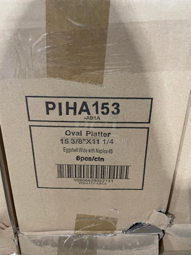 New In The Box! Tuxton Naples 45 Ristorante E Pizzeria Series Eggshell High Quality Oval Dinnerware Platters! 22X Your Bid! - Image 14 of 14