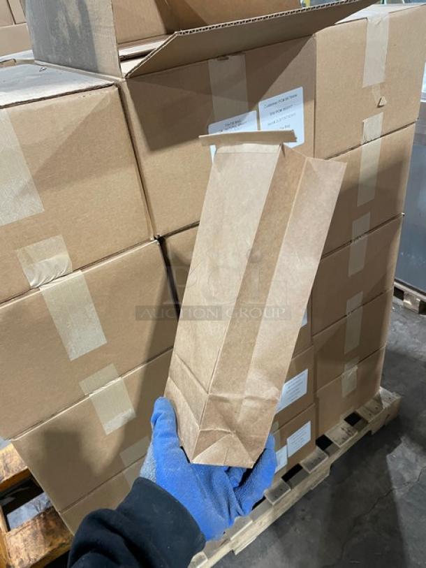 New In The Box! Natural Brown Kraft Tin Tie Bags! With OPP Liner! 30X Your Bid! - Image 8 of 9