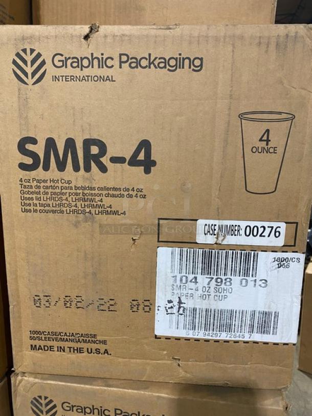 All New in The Box! Mixed Pallet! Sabert Square 12oz Clear Bowl Combo! With Graphic Packaging 04 Oz. Paper Hot Cups! With American Package Company Standard 4x4 Kraft Coasters! With Verterra LNR-15x11! With Hoffmaster Red Beverage Napkins! With Cambro 9 1/2" Round Camwear Plate Covers! With Douglas Stephen 18" Stakmate Trays! With Scott Toilet Paper Rolls! 53X Your Bid! - Image 5 of 13