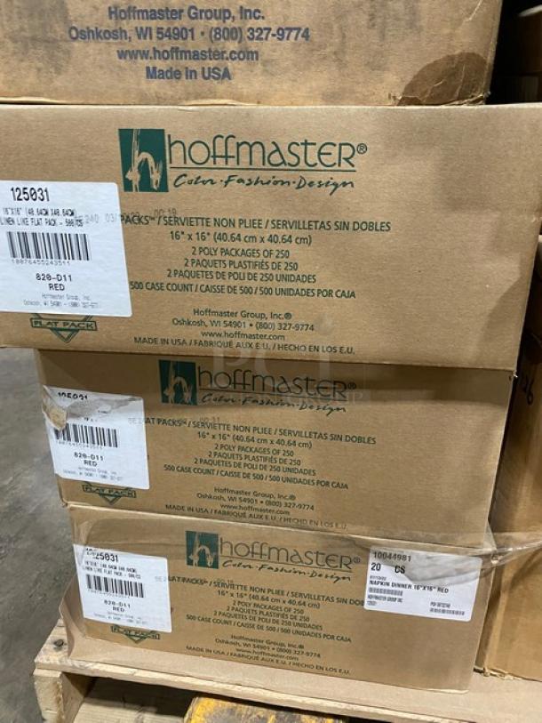 All New in The Box! Mixed Pallet! Sabert Square 12oz Clear Bowl Combo! With Graphic Packaging 04 Oz. Paper Hot Cups! With American Package Company Standard 4x4 Kraft Coasters! With Verterra LNR-15x11! With Hoffmaster Red Beverage Napkins! With Cambro 9 1/2" Round Camwear Plate Covers! With Douglas Stephen 18" Stakmate Trays! With Scott Toilet Paper Rolls! 53X Your Bid! - Image 9 of 13