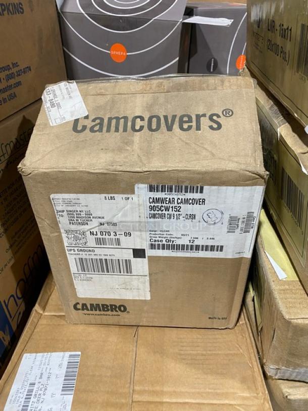 All New in The Box! Mixed Pallet! Sabert Square 12oz Clear Bowl Combo! With Graphic Packaging 04 Oz. Paper Hot Cups! With American Package Company Standard 4x4 Kraft Coasters! With Verterra LNR-15x11! With Hoffmaster Red Beverage Napkins! With Cambro 9 1/2" Round Camwear Plate Covers! With Douglas Stephen 18" Stakmate Trays! With Scott Toilet Paper Rolls! 53X Your Bid! - Image 11 of 13