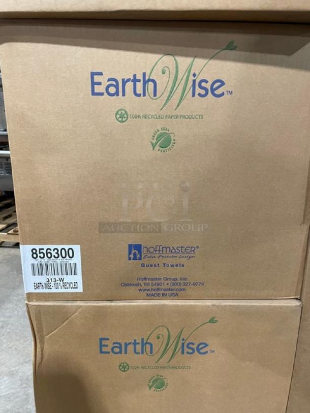 All New In The Box! Mixed Pallet! Graphic Packing 10oz Paper Hot Cups! With MicroRAve Black Polypropylene Platters & Clear PETE Lid Combos! With Hoffmaster Earth Wise Recycled 2-Ply Embossed Guest Towels! With White 8x5-1/2x4 Cake Bakery Boxes! 29X Your Bid! - Image 6 of 7