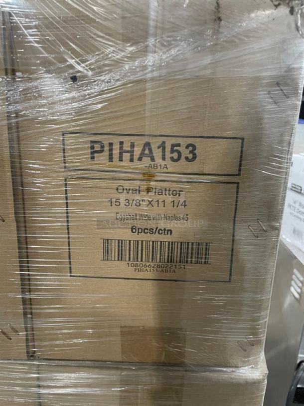 New In The Box! Tuxton Naples 45 Ristorante E Pizzeria Series Eggshell High Quality Oval Dinnerware Platters! 24X Your Bid! - Image 5 of 11