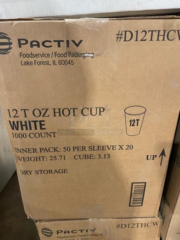 All New In The Box! Mixed Pallet! Vollrath Fine Wire Mesh Strainers! With Moducup 12oz Paper Hot Cups! With Pactiv 12oz White Hot Cups! With WNA CheckMate 14" Polystyrene Catering Trays! With Arcoroc 5-1/4oz Granite Rocks Glasses! With FOH Porcelain White 5oz Cinch Pourers! With Vollrath Traex Series Full-Size Beige 16-Compartment Glass Racks! 28X Your Bid! - Image 4 of 9