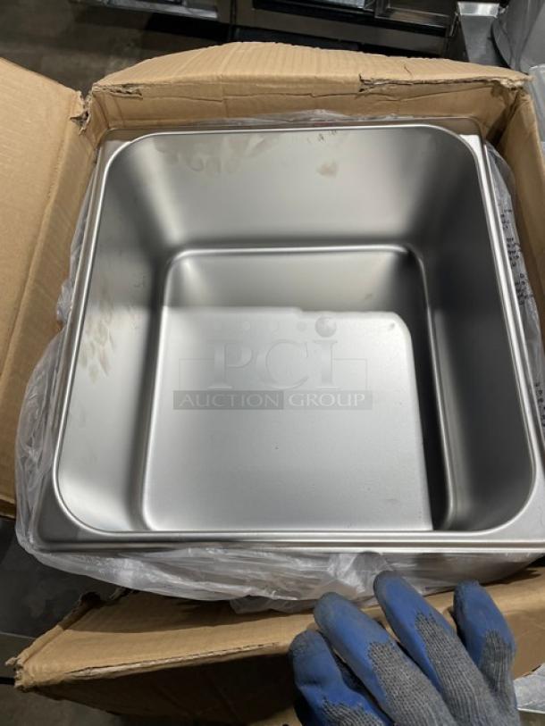 New In The Box! Winco Commercial Stainless Steel 6pc Steamtable/Hotel Pans! Model: SPTT6! - Image 2 of 7