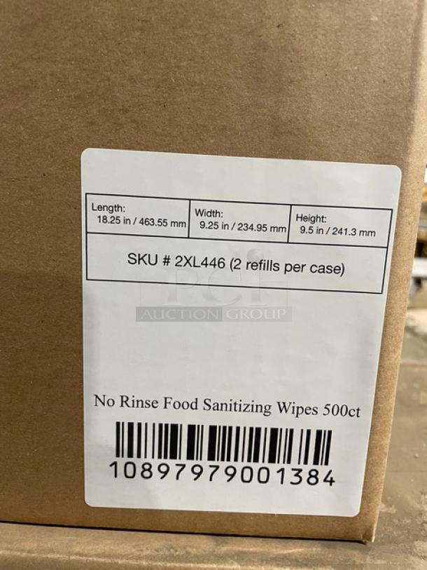 New In The Box! 2XL Commercial Food Service No Rinse Surface Sanitizing Wipes! Model: 2XL446! 44X Your Bid! - Image 6 of 9