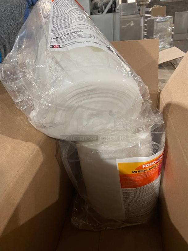 New In The Box! 2XL Commercial Food Service No Rinse Surface Sanitizing Wipes! Model: 2XL446! 44X Your Bid! - Image 8 of 9