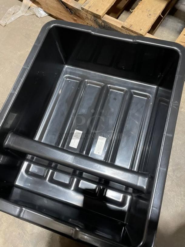 Winco Commercial Black Heavy Weight Polypropylene Divided Bus Box! Model: PLTC-7K! 8X Your Bid! - Image 7 of 7