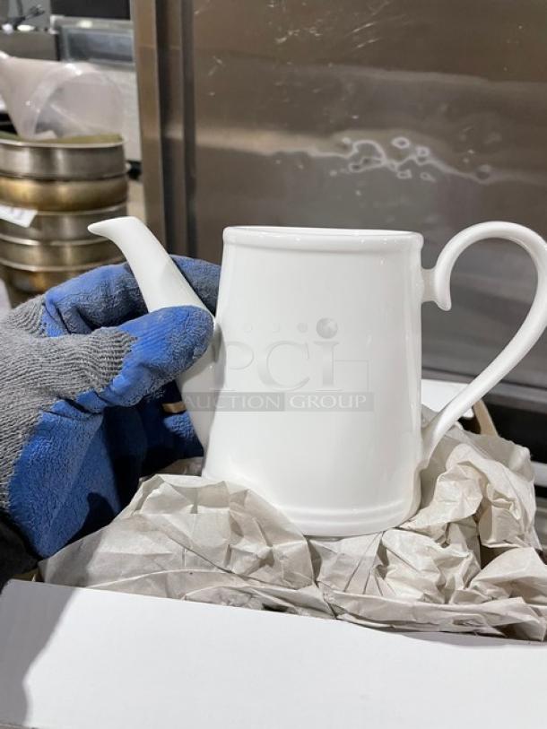 New In The Box! Villeroy & Boch Set Of White Premium Bone Porcelain Coffee/Teapots! Model: 16-3272-0220! 2X Your Bid! - Image 2 of 6